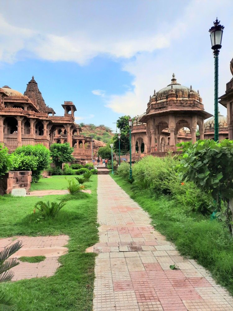 Mandore Gardens Jodhpur cenotaphs old capital Marwar kingdom temples