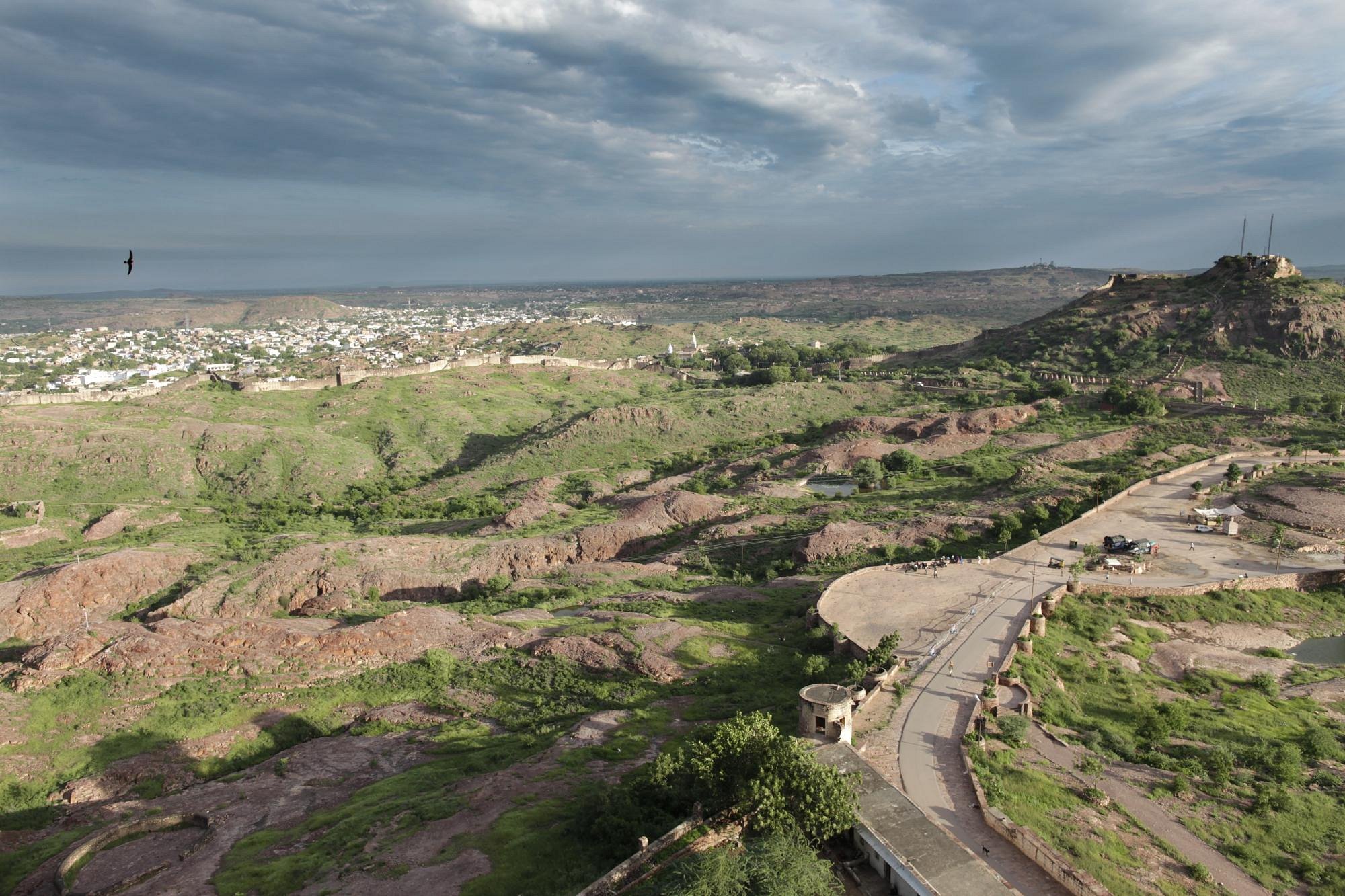 Rao Jodha Desert Rock Park Jodhpur restored desert ecosystem trails fort